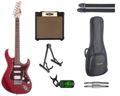Cort Startersset Elektrische Gitaar (Cherry) ALL-ROUND
