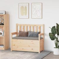 Bankje 112,5x51,5x96,5 cm massief grenenhout - thumbnail