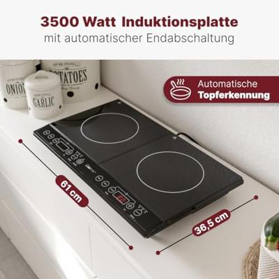 Clatronic DKI 3609 263703 Inductieplaat Met panherkenning