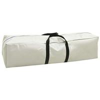 VidaXL Gymnastiekmat met pomp opblaasbaar 400x100x20 cm pvc blauw - thumbnail