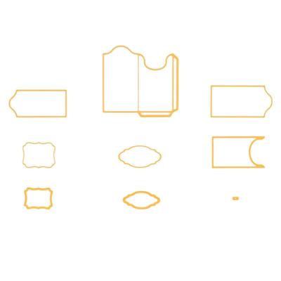 Nellie's Choice • shape dies cadeaulabel 8st.