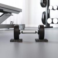 Rubberen Roller Zwart Rubber - thumbnail