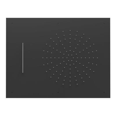 Hoofddouche Tres Plafond met Waterval 50x65 cm Mat Zwart Hoofddouche Tres Plafond met Waterval 50x65 cm Mat Zwart