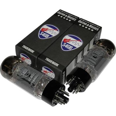 BTB Vertrieb 6L6GC S4GB Premium Elektronenbuis Matched Paar Geselecteerd voor Gitaren Eindpentode Aantal polen: 8 Fitting: Octal 2 stuk(s)