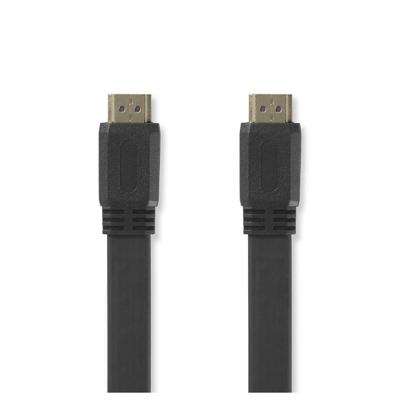 Platte High Speed HDMI-kabel met Ethernet | HDMI-connector - HDMI-connector | 1,5 m | Zwart - thumbnail