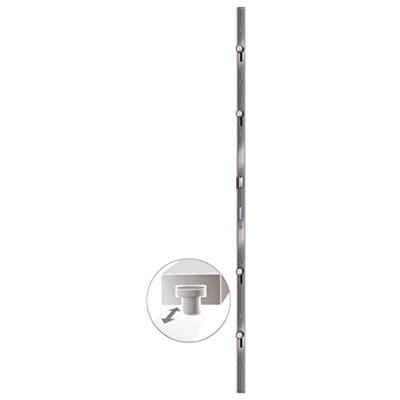 Voordeur 98x208 cm PVC antracietkleurig