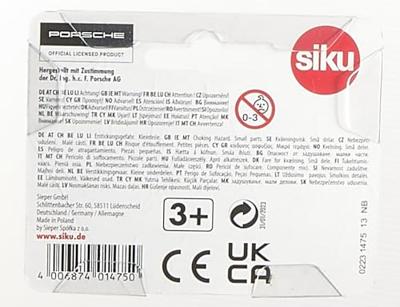 Siku 1475 Porsche 918 Siku 1475 Porsche 918
