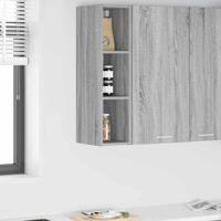Hangkast Riga Grijs Sonoma 20 x 29,5 x 80 cm Bewerkt hout - thumbnail