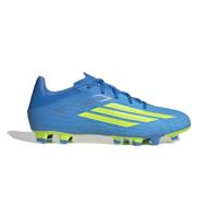 adidas F50 Club Gras / Kunstgras Voetbalschoenen (MG) Blauw Neongeel - thumbnail