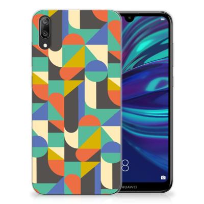 Huawei Y7 Pro (2019) TPU bumper Funky Retro Huawei Y7 Pro (2019) TPU bumper Funky Retro