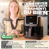 Airfryer Bourgini 184172 Zwart 8 L - thumbnail