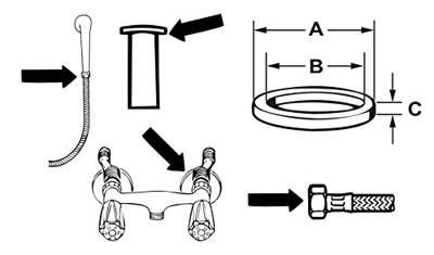 Cornat Dichting Fiber Doucheslang 3/8(2St) - TEC380317 Cornat Dichting Fiber Doucheslang 3/8(2St) - TEC380317