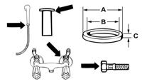Cornat Dichting Fiber Doucheslang 3/8(2St) - TEC380317 - thumbnail