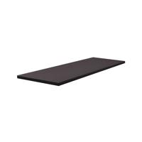 Wastafelblad Vision Rechthoek 120x46x2,5cm MDF Houtnerf Grijs Zonder Afvoergat - thumbnail