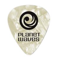 D&apos;Addario 1CWP4-10 white pearl celluloid plectra 10 pack medium - thumbnail
