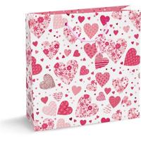 Geschenkzak Listen To Your Heart, voor fles, 9 x 36 x 13 cm - thumbnail