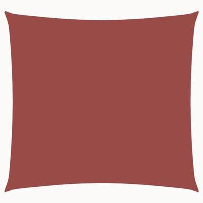 VidaXL Zonnescherm vierkant 6x6 m oxford stof terracottakleurig