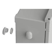 Bopla PS VE XS Polysafe Belüftungselement XS 42600410 Ventilatie-element (l x b x h) 25 x 28 x 10 mm Polyester (glasvezelversterkt) Grijs-wit (RAL 7035) 2 - thumbnail