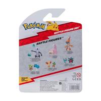 Boti Pokémon batte figuur set - honedge, bulbasaur, frogadier, 3st. - thumbnail