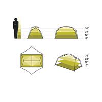 Nemo Aurora 2P Footprint Tentgrondzeil Nova Green - thumbnail