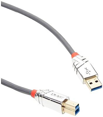 Lindy 36664 USB-kabel 5 m USB 3.2 Gen 1 (3.1 Gen 1) USB A USB B Grijs