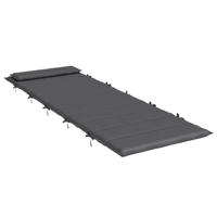 Ligbedkussen 180x60x4 cm oxford stof antracietkleurig - thumbnail