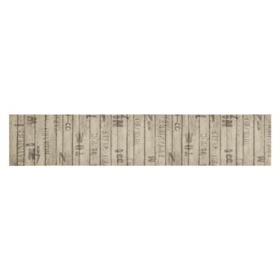 Keukenmat wasbaar hekprint 60x300 cm fluweel