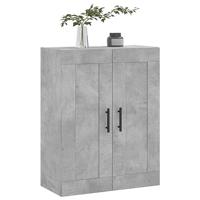 Wandkast 69,5x34x90 cm bewerkt hout betongrijs - thumbnail