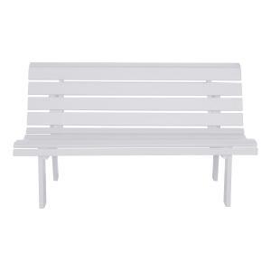 Granny 2-zits houten tuinbank wit