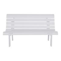 Granny 2-zits houten tuinbank wit - thumbnail