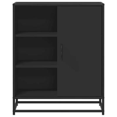 Dressoir 62x35x76 cm bewerkt hout zwart