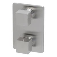 Wiesbaden Rombo afbouwdeel therm. 2 weg geb.staal - thumbnail