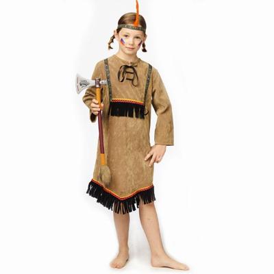 Indianenjurk + hoofband meisje Blackfeet