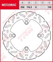 TRW remschijf "mst229rac". rotor mst229rac rigid - thumbnail