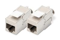 Digitus DN-93615-2 RJ45-inbouwmodule Keystone CAT 6A - thumbnail