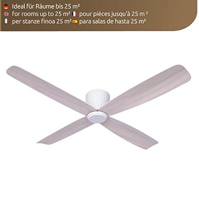 Beacon Scandinavische plafondventilatorAirfusion Fraser Ø 132cm - 210986