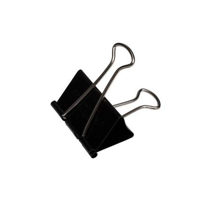 Papierklem MAUL foldback 215 zwart 6 stuks