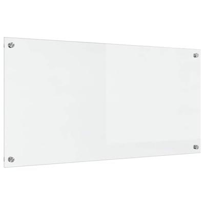 VidaXL Keuken achterwand doorzichtig 100 x 50 cm gehard glas