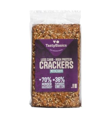 Less carb-high protein crackers meerzaden 200 Gram Less carb-high protein crackers meerzaden 200 Gram