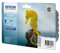 Huismerk Epson T0487 Inktcartridges Multipack (zwart + 5 kleuren) - thumbnail