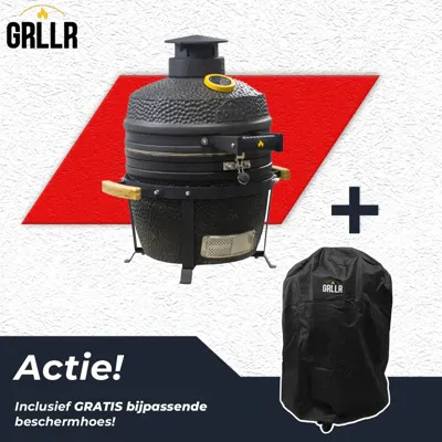 GRLLR Ember Classic 16 Charocal Black Kamado BBQ Mat Zwart