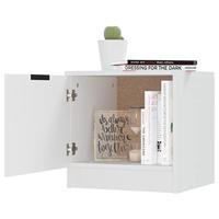 Nachtkastjes 2 st 40x39x40 cm wit - thumbnail