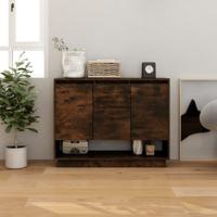 Dressoir 97x31x75 cm spaanplaat gerookt eikenkleurig - thumbnail