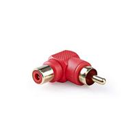 Nedis audioadapter mono op 90° hoek Cinch stekker - - thumbnail