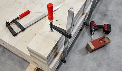 Bessey TGK150K Smeedijzeren schroefklem TGK-K 1500/120 Spanbreedte (max.):1500 mm Afm. werkbereik:120 mm