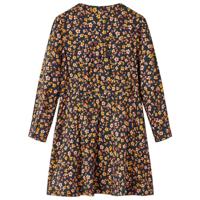 Kinderjurk met lange mouwen 116 marineblauw - thumbnail