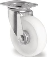 Promat/Tecwerk Zwenkwiel | Wiel-Ø 125 mm | draagvermogen 200 kg | polyamide | plaat L105xB80 mm - 3000276064 - thumbnail