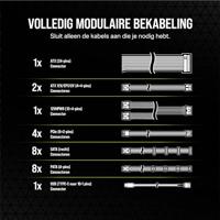 Corsair HX1200i power supply unit 1200 W 24-pin ATX ATX Zwart - thumbnail