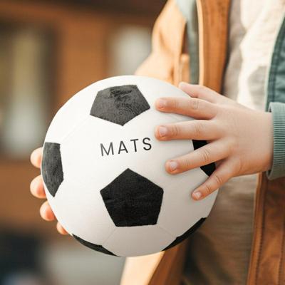 Zachte voetbal met naam - ø 15 cm