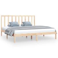 Bedframe massief grenenhout 200x200 cm - thumbnail